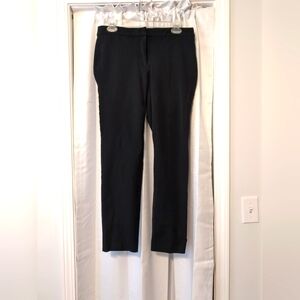 J. Jill Premium Bi-Stretch Pants Women's Black Ankle Length Size 8‎ Long
